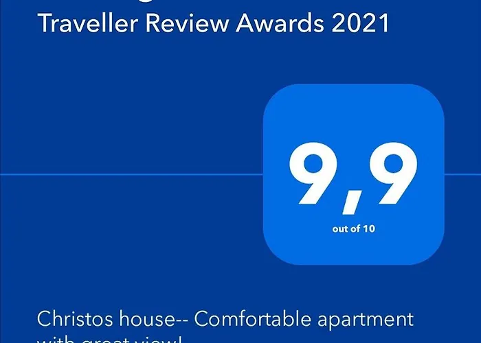 Christos House-- Comfortable With Great View And Private Parking ! *