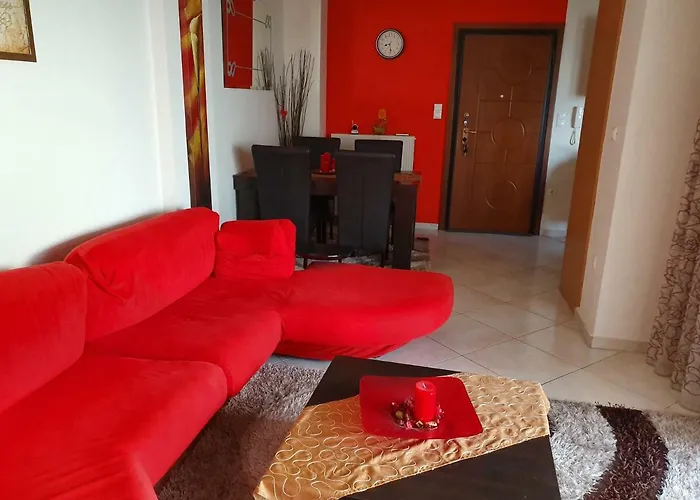 Christos House-- Comfortable With Great View And Private Parking !